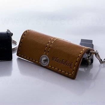 皮製隨身碟-鑰匙圈禮贈品USB-台灣設計金屬皮革材質隨身碟-客製隨身碟容量-採購訂製印刷推薦禮品_7